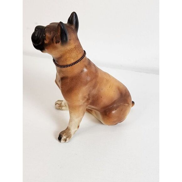 Vintage Porcelain Boxer Figurine - Picture 7 of 9
